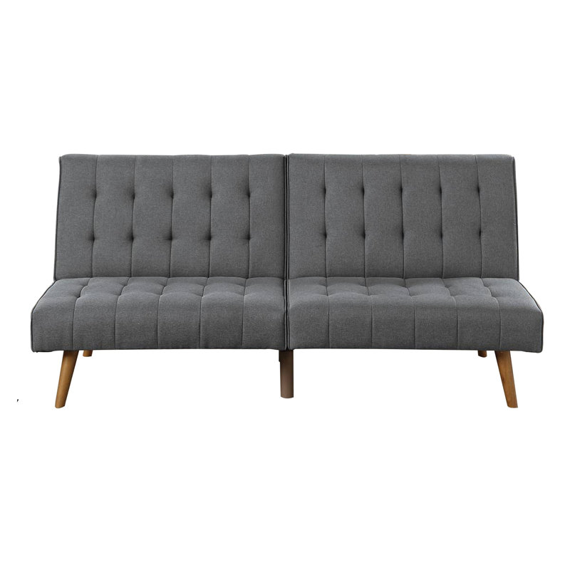 71 Upholstered Sofa George Oliver Fabric Gray Polyester Blend